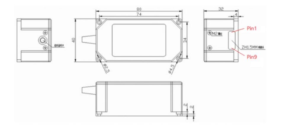 Interruptor óptico 1x4